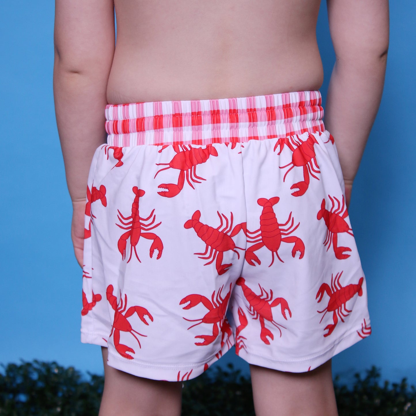 Kids Lobster Swim Trunks