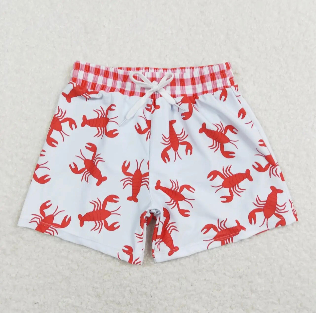 Kids Lobster Swim Trunks