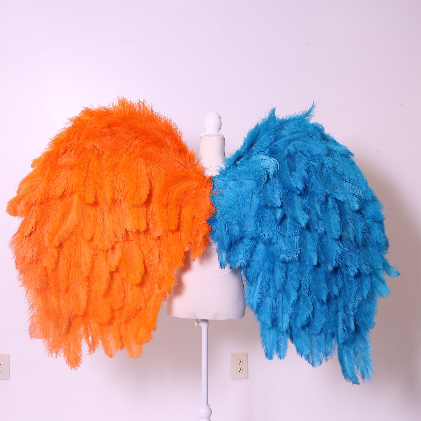 Mini Orange and Blue Angel Wings