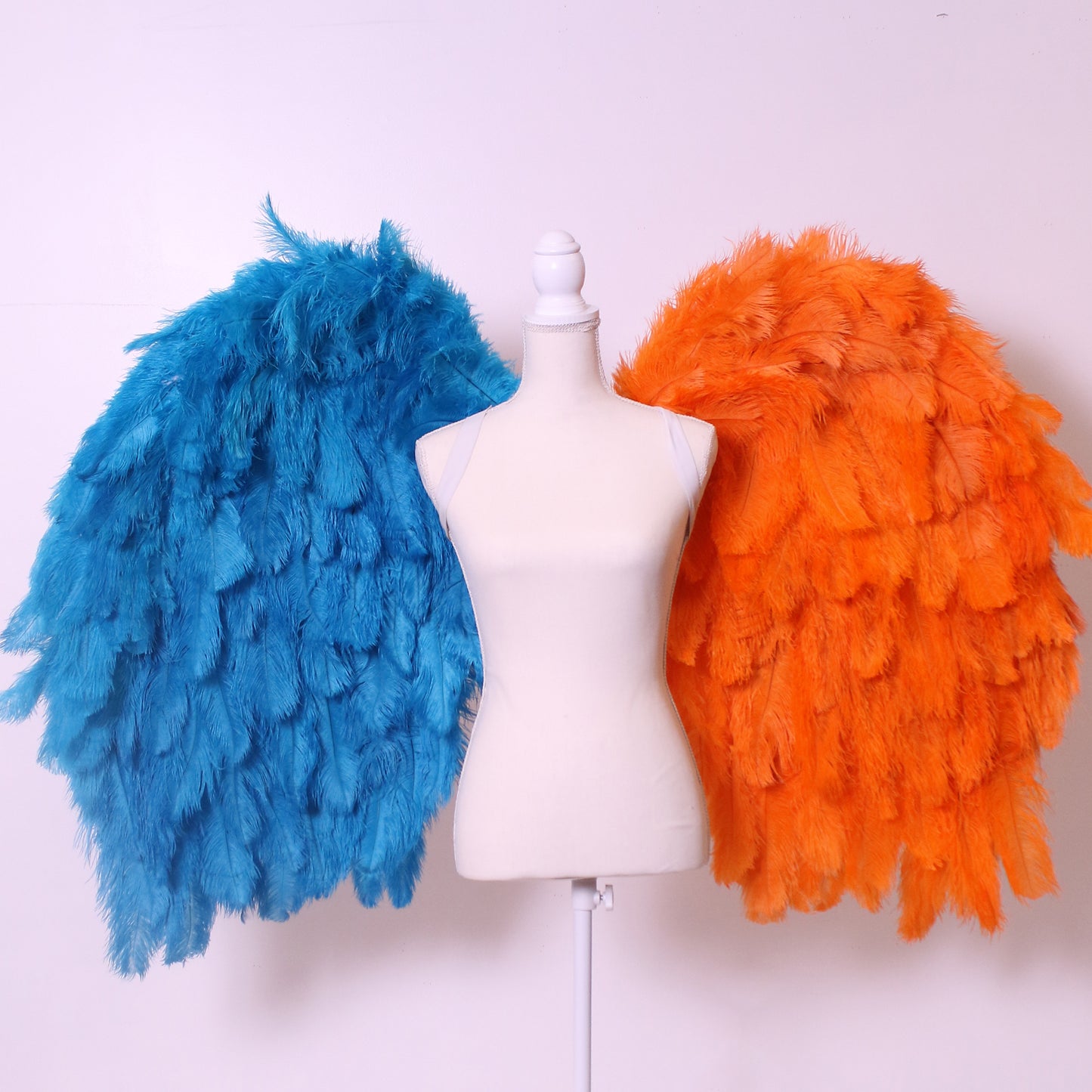 Mini Orange and Blue Angel Wings