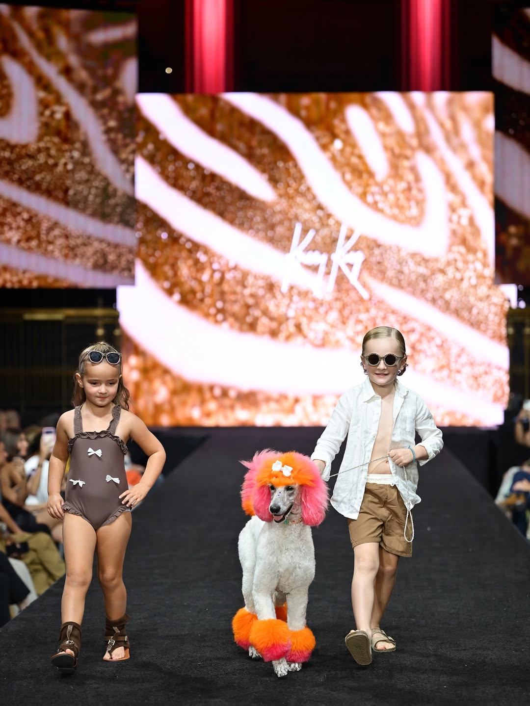 Krissy King Kids on the NYFW runway
